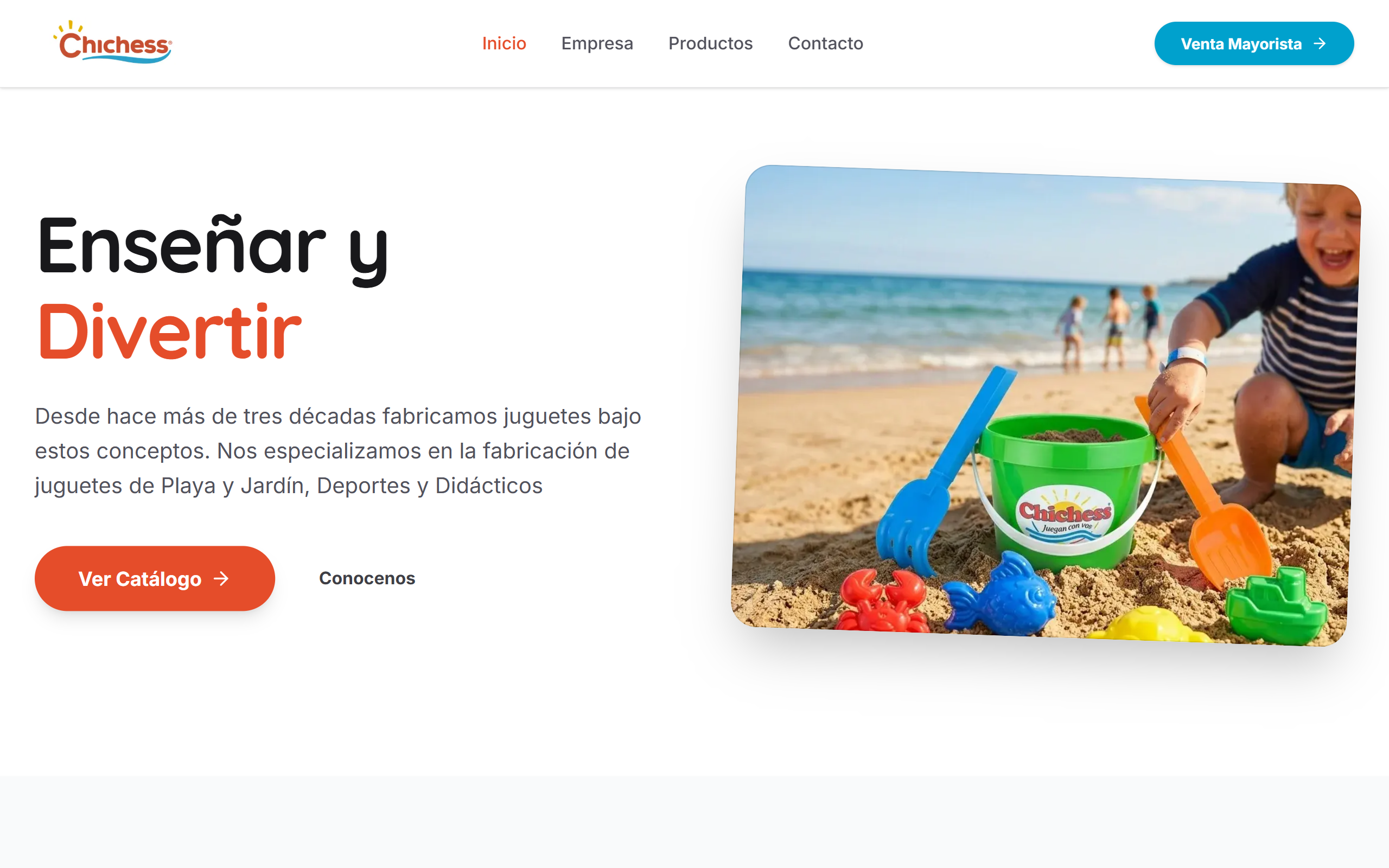 Captura del proyecto: Chichess - Fábrica de Juguetes
